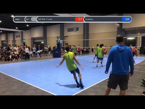352 Elite 17 Lime vs Academy, 2019-05-26, Day 2, Match 6, Set 1