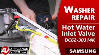 Samsung Washer - No Water to the Unit - Hot Water Inlet Valve Repair