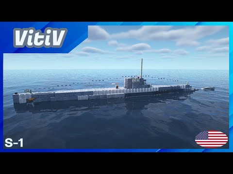 EPIC Minecraft Submarine Tutorial! Build USS S-1!
