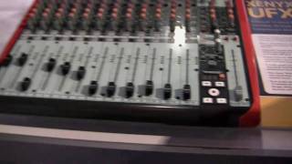 Video thumbnail for BEHRINGER UFX1604 Firewire Mixer @ NAMM 2011 by Behringer