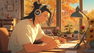 Music to Soothe Your Mind & Ease Every Tired Soul 🍁 Anime Lofi Hip Hop Mix – Healing Autumn Study