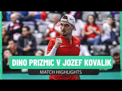 Dino Prizmic v Jozef Kovalik | Croatia v Slovakia | 2025 Davis Cup Match Highlights