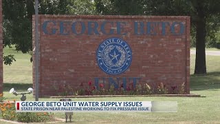 TDCJ responds to water concerns at George Beto Unit near Palestine