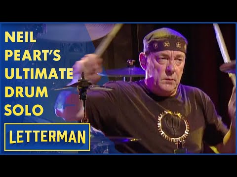 Neil Peart's Ultimate Drum Solo | Letterman