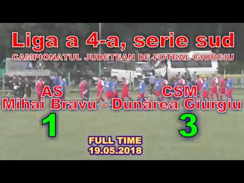 AS Mihai Bravu - CSM Dunarea Giurgiu 1-3 (FULL TIME / SENIORI)