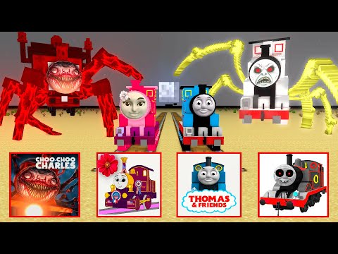Monster School : CUTE TIMOTHY GHOST TRAIN | TRAIN EATER GIRL & THOMAS - Minecraft Animation