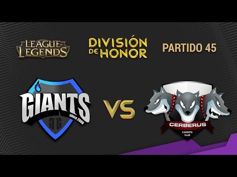 Ozone Giants vs Cerberus - #LoLHonor Jornada 8, T 7 (06-11-2014)