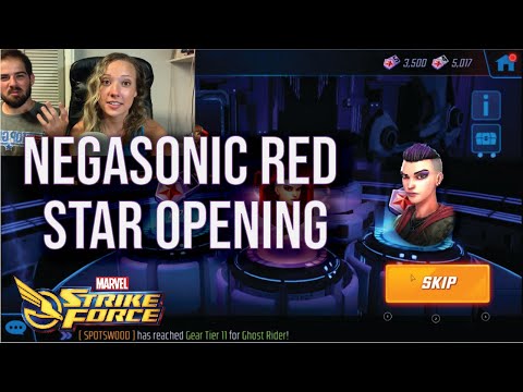Negasonic Red Star Orb Opening I Marvel Strike Force