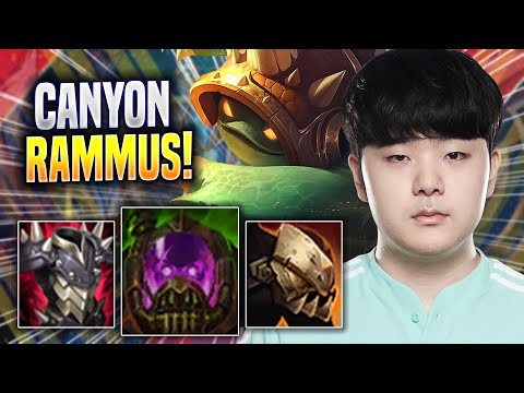 CANYON IS A BEAST WITH RAMMUS! - DK Canyon Plays Rammus JUNGLE vs Bel'veth! | Season 2022