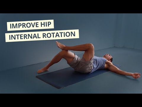 Supine Hip IR Level I ERE (Improve Hip Internal Rotation)