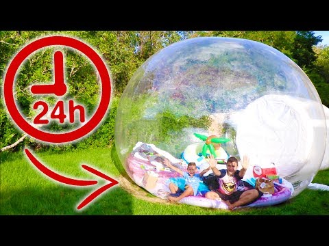 24H DANS UNE BULLE GÉANTE !