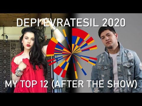 Depi Evratesil 2020 - My Top 12 (After the Show)