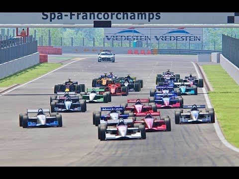 All F1 2018 Cars vs All IndyCar 1999 - Spa