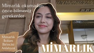 MİMARLIK | Mimarlık Okumadan Önce Kesinlikle Bilmeniz Gerekenler #mima