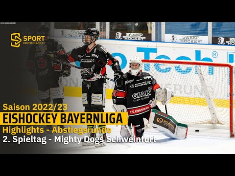 Eishockey Bayernliga: Highlights vom 2. Spieltag - Mighty Dogs vs. EC Pfaffenhofen | SDTV Eishockey