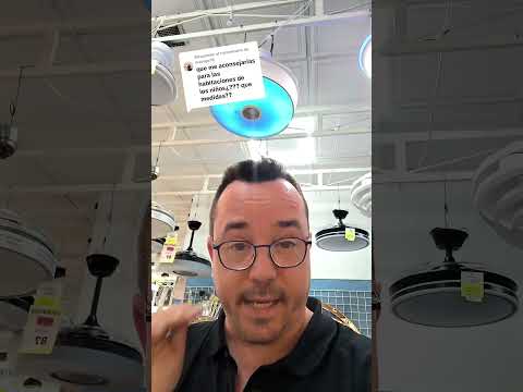 Vídeo de Ventilador Techo Mina-S Musical Ø82cm Blanco RGB App PB Lighting | PB80715