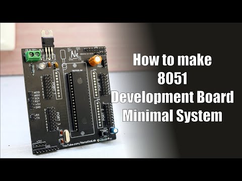 Make Your Own 8051 Minimal System | DIY Development Board