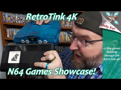 RetroTink 4K N64 Games Showcase - Sharp Pixels Or CRT Emulation?!