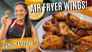 The BEST Lemon Pepper Air Fryer Wings | Ninja Foodi Recipes | Chef Zee Cooks