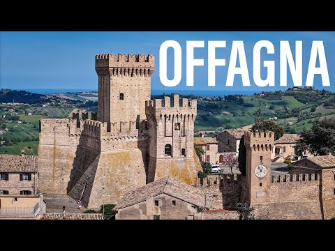 OFFAGNA dall' alto: la ROCCA e le meraviglie del borgo