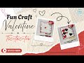 Valentine Craft Tic Tac Toe Card Game Tutorial