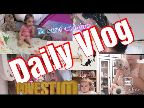 Daily Vlog/ Fa curatenie cu mine 2021/Rutina mea aproape zilnica/ Motivatie/Clean with me/ Povestim