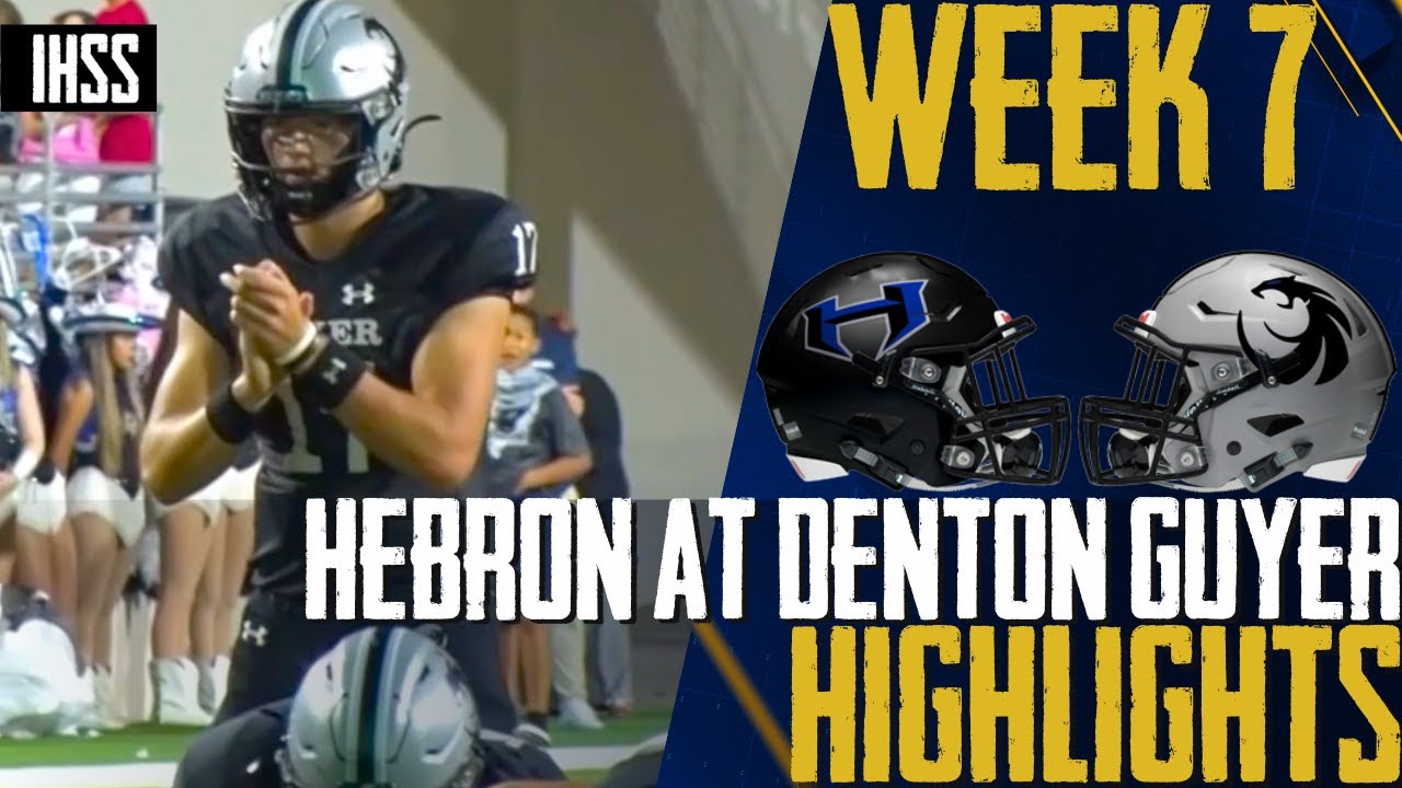 Denton Showdown: Guyer Stays Undefeated Against Hebron 44-16