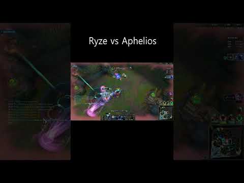 Ryze vs Aphelios #leagueoflegends #leagueoflegendsmemes #euwest