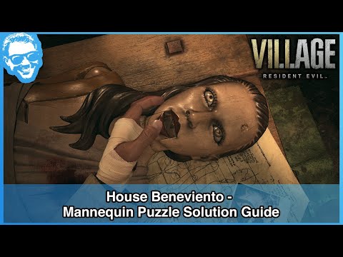 House Beneviento - Mannequin Puzzle Solution - Full Narrated Guide - Resident Evil Village [4k HDR]