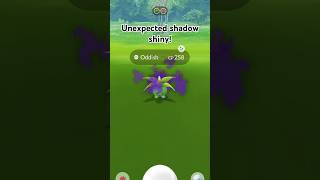 Didn’t expect ts but cool #fypシ #pokemon #pokemongo #oddish #shadow #shiny #viral #viralvideo