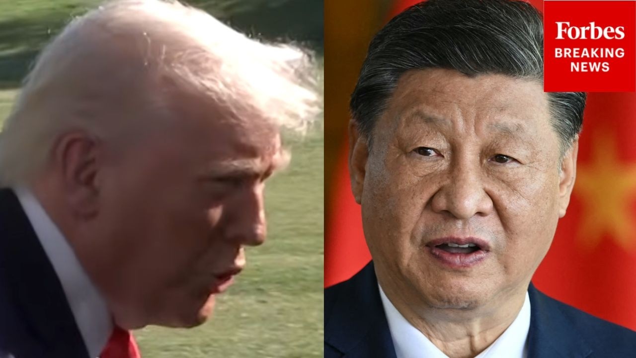Trump Asked About Reports China Is 'Preparing To Give Weapons To Iran'