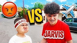 MY LITTLE BROTHER FLEW ALL THE WAY TO LA JUST TO CONFRONT JARVIS IN PERSON! (FAZE KAYS BROTHER) OMG!