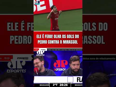 ELE É NOVE E É BOLADO! Pedro marcou duas vezes na goleada do Flamengo sobre o Mirassol no Maião!