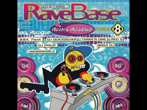 RAVE BASE - PHASE 8 [FULL ALBUM 120:09 MIN] 1997 "RAVER´S PARADISE" HD HQ HIGH QUALITY
