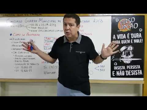 Concurso GUARDA MUNICIPAL DE FEIRA-BA 2018 - Como se preparar e PLANO DE ESTUDO.
