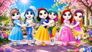 👑 Princesses Become Social Media Girls!  TikTok, YouTube, Instagram, Facebook & Google | Angela 2 ✨