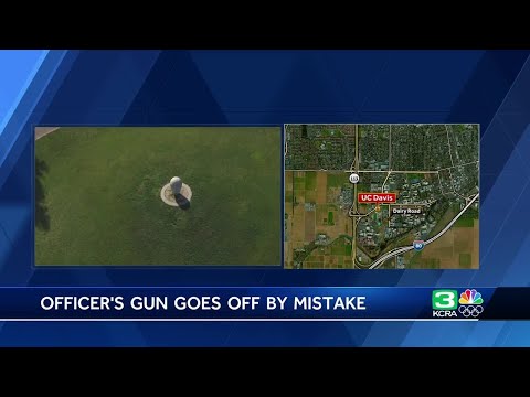 UC Davis officer 'unintentionally' fires gun while arresting vandalism suspect