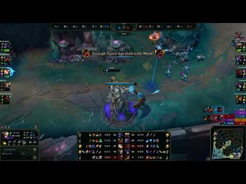 Ezreal assist vs Evelynn