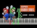 Super Mario Bros Game Over Theme Piano Tutorial By Javin Tham