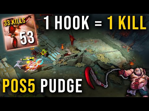 🔥 33 KILLS Hard Support Pudge — Epic 1 HOOK = 1 KILLS 🔥 | Pudge Official