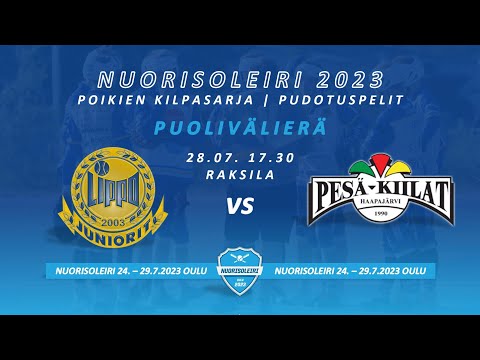 Nuorisoleiri 2023 PUOLIVÄLIERÄ: Oulun Lippo Juniorit vs Haapajärven Pesä-Kiilat 2-0 (4-1, 4-0)