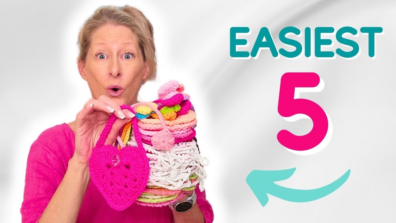 Top 5 Easy Crochet Patterns for Valentine's Day - Crochet Podcast 166!