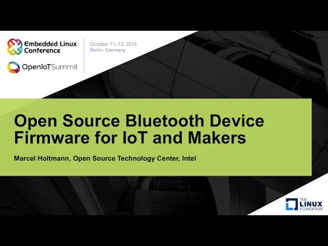 Open Source Bluetooth Device Firmware for IoT and Makers