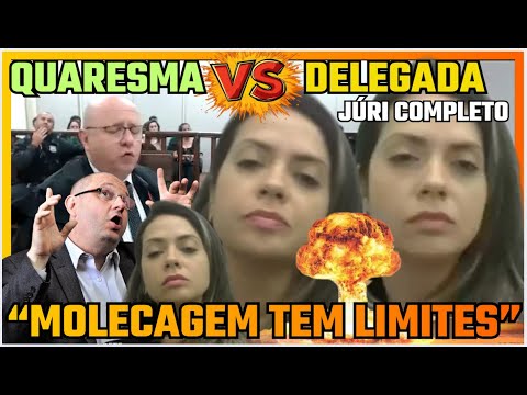 🚨JÚRI | QUARESMA: "ISSO AQUI É MOLEGAGEM, DELEGADA!"