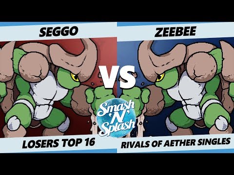 SNS5 ROA - Seggo (Kragg) Vs. Oceanic | ZeeBee (Kragg) Rivals of Aether Loser's Top 16