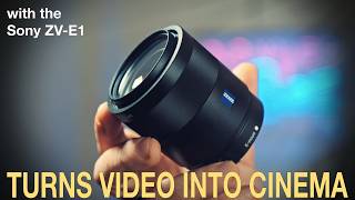 Video thumbnail for Sony 55mm F/1.8 Zeiss with Sony ZV-E1 for Video: the Best Cinematic Combo by Dan Frullani