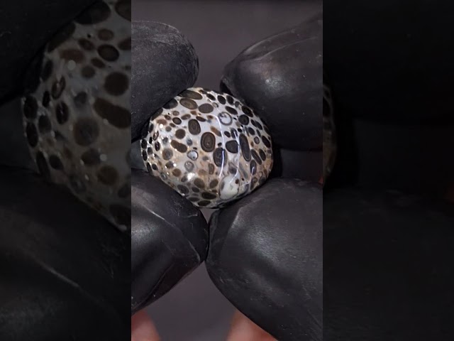 حجر عقيق جلد الحية اليماني الطبيعي
