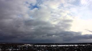 preview picture of video 'Облака - таймлапс (08 февраля 2015) Гомель'