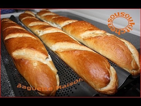 Recette de baguette maison/Homemade French baguette recipe