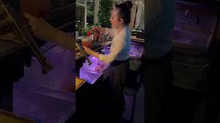 Bartender Training with Yaren from Turkey 🇹🇷 (She’s Making Her Own Strawberry Lemonade)